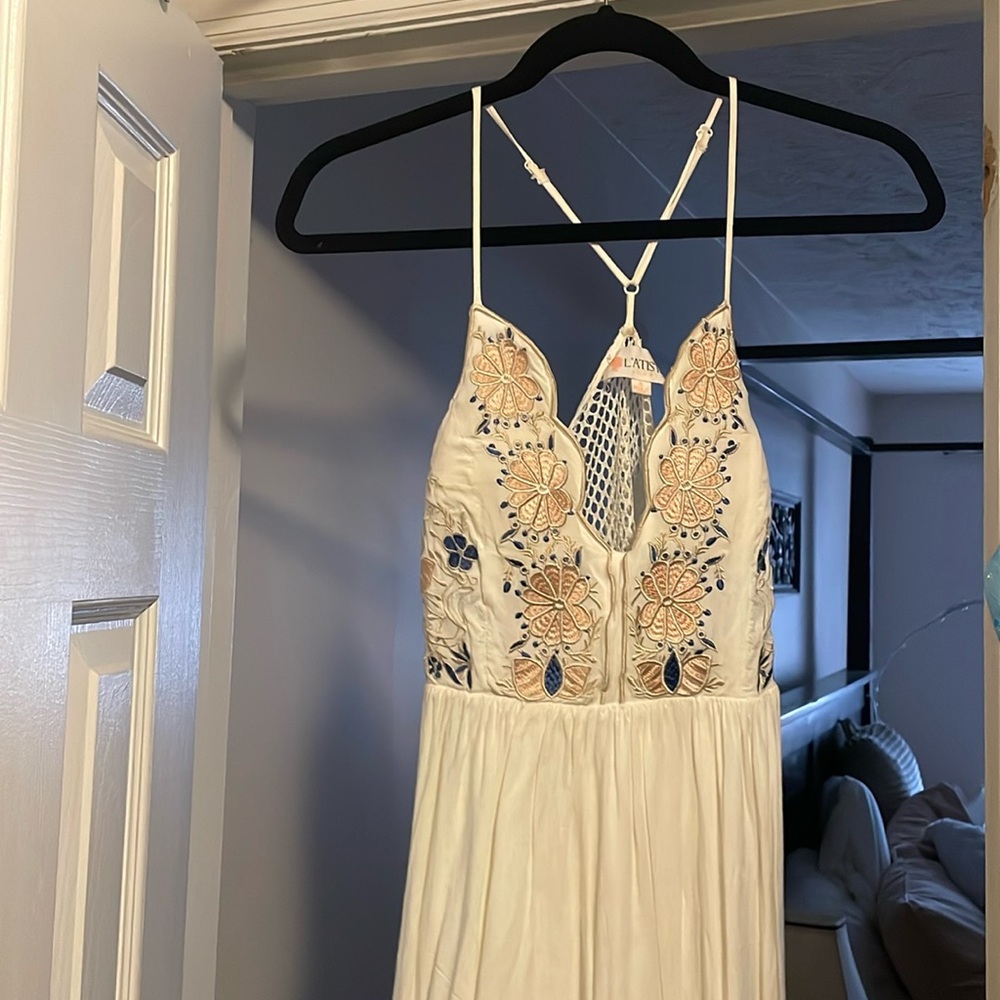 Embroidered summer dress